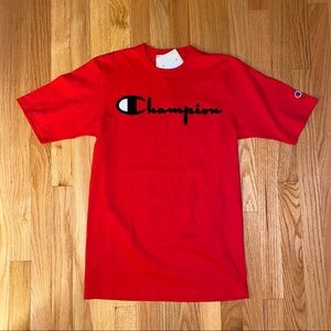 Champion Heritage Tee, Vintage Logo Red